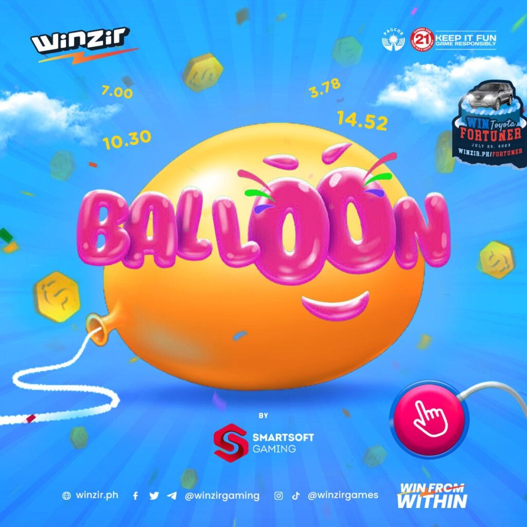 Balloon crash game 1win